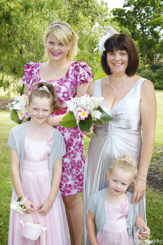 Bride and flowers girls - wedding photography sydney